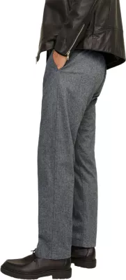Pantallona për meshkuj Jack & Jones JPSTKANE JJHERRINGBONE 12259594, gri [Madhësia: XS]