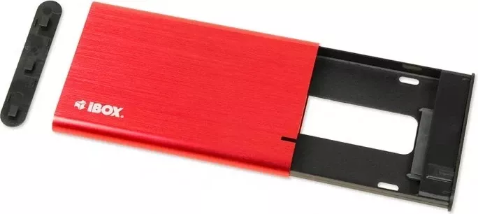 Kuti për HDD/SSD iBox, 2.5", e kuqe
