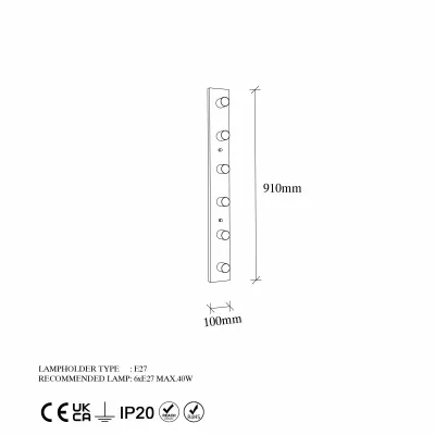 Llambë muri Opviq, Mirro - 12236, e bardhë