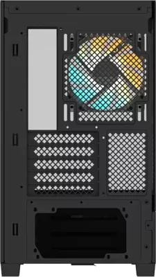 Kasë GIGABYTE C201 PANORAMIC GB-C201P, midi tower, ARGB, tempered glass, USB 3.0, e zezë