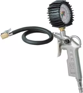 Pistoletë pneumatike për fryrje gomash MEGA 66246 0-12 bar me manometër, zorrë 40 cm