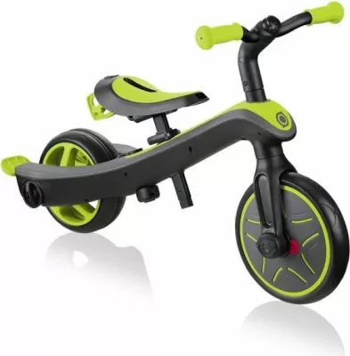 Biçikletë për fëmijë Globber Explorer Trike 4in1, e zezë dhe e verdhë