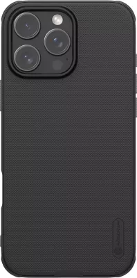 Mbështjellës Nillkin Super Frosted Shield Pro Magnetic Case për iPhone 16 Pro Max, i zi
