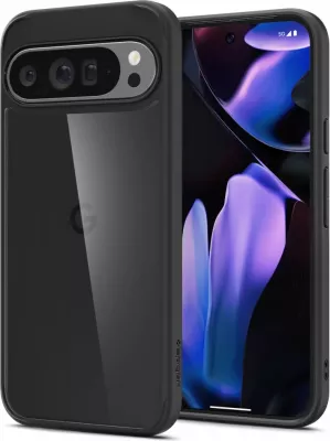 Mbështjellës Spigen Ultra Hybrid për Google Pixel 9 Pro XL, i zi