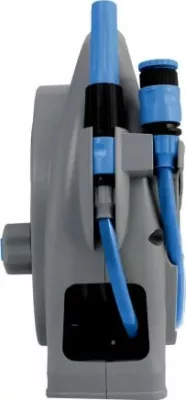 Rrotullues për zorrë uji BRUNNER AQUAFIL PRO 7203133N 11.6 m Ø7.9 mm, zorrë ushqimore, gri/kaltër
