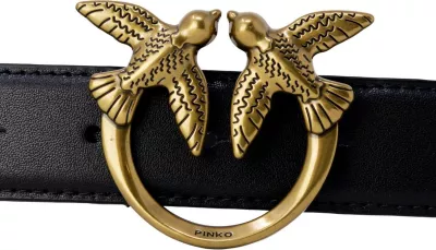 Rrip për femra Pinko Love Berry H3 Vitello Seta 100125 A0F1, i zi [Madhësia: S]