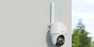 Kamerë sigurie IP Reolink G430 me panel diellor, 5MP, Bardhë