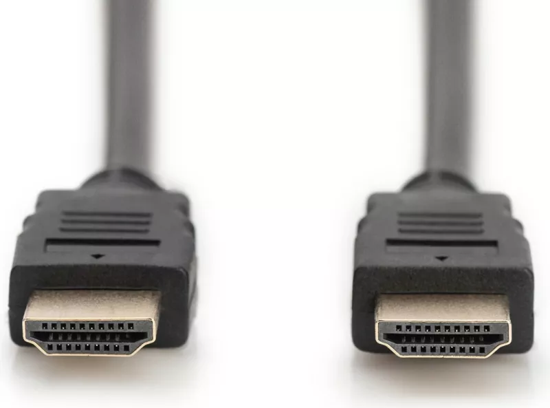 Kabllo HDMI Digitus Premium High Speed 1m, 4K, HDR, e zezë