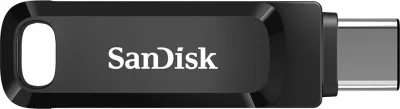 USB memorje SanDisk Ultra Dual Drive Go SDDDC3-128G-G46 128GB USB-C/USB-A e zezë