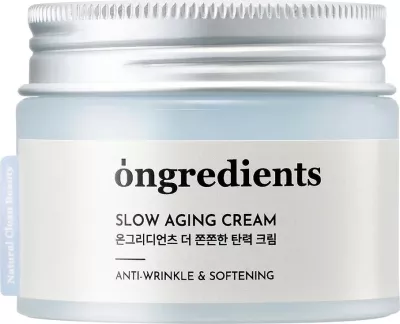Krem fytyre anti-rrudhë Ongredients Slow Aging Cream për femra, 50ml