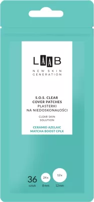Pllastra për puçrra AA Laab Clear Skin Solution për femra, 36 copë