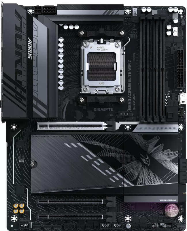 Pllakë amë Gigabyte B850 A ELITE WF7, Socket AM5 thumbnail 2