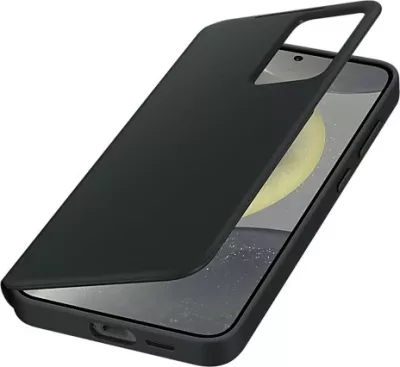 Mbështjellës Samsung Smart View Case për Galaxy S24+, wallet case, e zezë