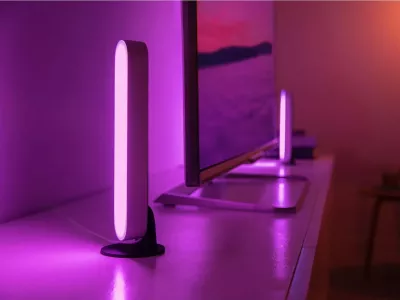 Dritë murale e mençur Philips Hue Play, Bluetooth/Zigbee, LED e integruar, Bardhë