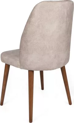 Set karrigesh (2 copë), Skye Decor, Alfa-465 V2, ngjyrë mink dhe arre