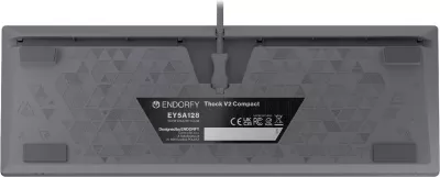 Tastierë mekanike Endorfy Thock V2 Compact, 60%, RGB, gri