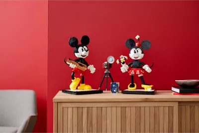 Set ndërtimi LEGO Classic Mickey Mouse & Minnie Mouse, 1739 pjesë, plastikë