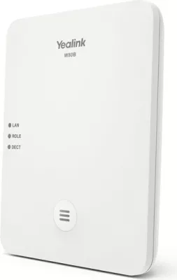 Sistem DECT IP Multi-Cell Yealink W80B, 1.8 - 1.9 GHz, i bardhë