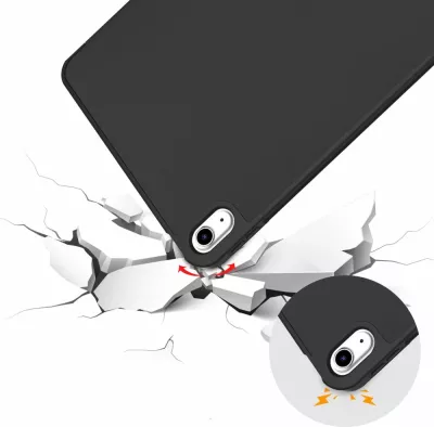 Mbështjellës Tech-Protect SC Pen për iPad 10.9" (2022), silikon, me mbajtëse, i zi