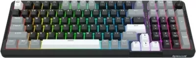 Tastierë mekanike Redragon ARLOKKS QMK K742, 96%, RGB, wireless/wired, anglisht, e zezë