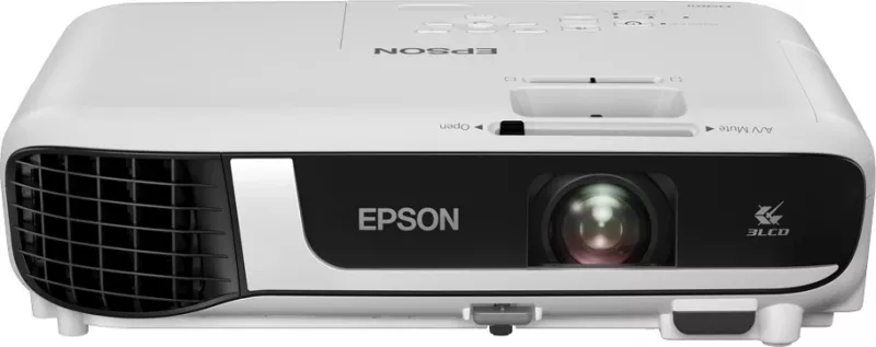 Projektor Epson EB-W51, 4000 ANSI lumens, 3LCD, WXGA (1280x800), 16000:1, 16:10, 838.2 - 8128 mm (33 - 320")