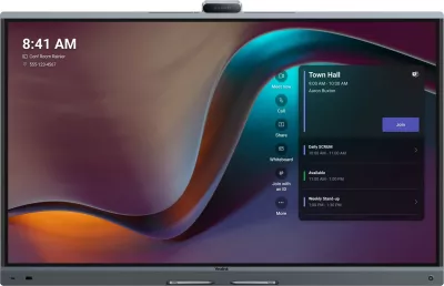 Ekran interaktiv Yealink Meetingboard Pro 65-A02, 65 inç, 4K, 64GB, i zi