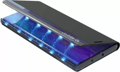 Mbështjellës Hurtel për Samsung Galaxy A02s EU, tip bookcase me kickstand, Blu
