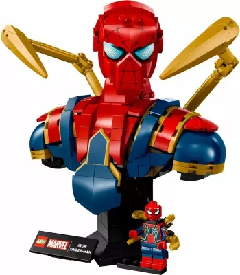 Set LEGO Marvel Iron Spider-Man bust
