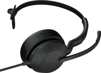 Kufje Jabra Evolve2 50, mono, me kabllo, anulim zhurme, e zezë