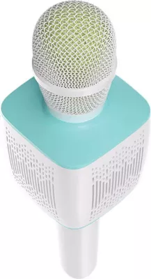 Mikrofon karaoke Moye Melodious MDS-5 Bluetooth 5.0, TF/USB, i bardhë me mentë