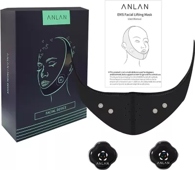 Maskë dobësimi fytyre ANLAN 01-ASLY41-001, EMS, e zezë