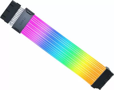 Kabllo zgjatëse ATX24 ARGB Lian Li Strimer Wireless PW24-1W 0.26 m, Multicolor