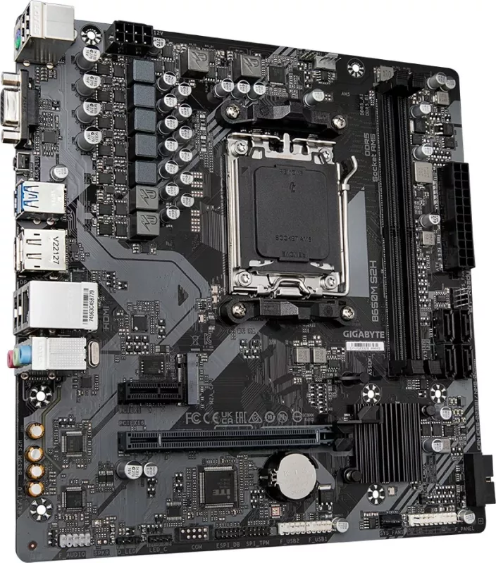 Pllakë amë Gigabyte B650M S2H, AM5, mATX, DDR5