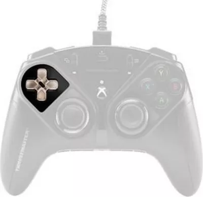 Modul D-pad Thrustmaster ESWAP X D4XB për ESWAP X Pro Controller, e zezë/argjendtë, 1 copë