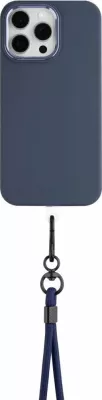Litar universal për celular Fixed FIXNU-V-BL, i rregullueshëm 40-76 cm, najlon, blu