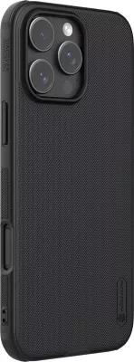 Mbështjellës Nillkin Super Frosted Shield Pro Magnetic Case për iPhone 16 Pro Max, i zi