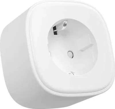 Priza inteligjente Meross MSS210EU, përshtatshme me HomeKit, paketë dyfishe, bardhë