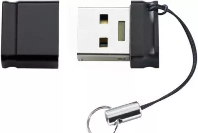 USB flash Intenso Slim Line 128GB, USB 3.2, e zezë