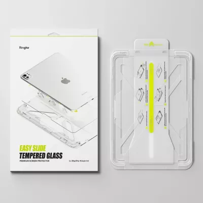 Xham i temperuar për ekran Ringke Easy Slide për iPad Pro 11" (2024, 5th Gen), Transparent