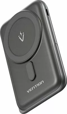Powerbank Vention FHNB0 10000mAh 20W me karikim magnetik pa kabllo, i zi