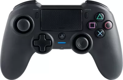 Kontroller wireless Nacon PS4 Asymmetric, deri 7 orë bateri, prizë 3.5mm, i zi