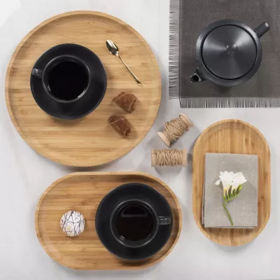 Kremiere porcelani Porland Seasons Coal 150 ml, e zezë, set 6 copë