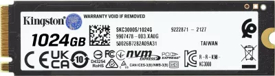 SSD Kingston KC3000 NVMe M.2 1.02 TB, 7000 MB/s
