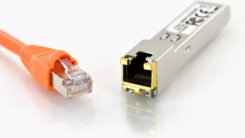 SFP modul Digitus Mini GBIC, 1.25 Gbps, RJ45, Copper, 100m