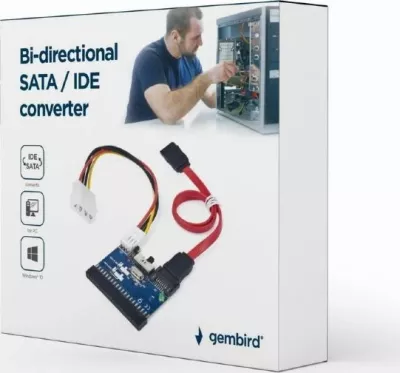 Konvertues SATA-IDE Gembird SATA-IDE-2, SATA 1.0 150MB/s