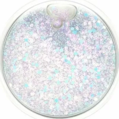 Mbajtëse telefoni PopSockets Tidepool Halo White, grip & stand, e bardhë