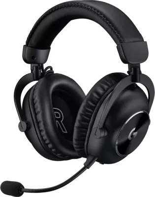 Kufje gaming Logitech PRO X 2 LIGHTSPEED, wireless, Bluetooth/2.4GHz, driver 50mm Graphene, bateri deri 50 orë, të zeza