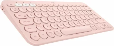 Tastierë pa kabllo Logitech K380 Multi-Device, Bluetooth, lidhje deri 3 pajisje, gdhendje SLO (US International), rozë