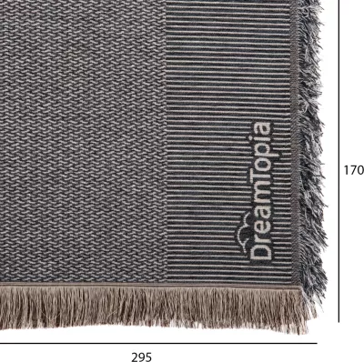 Mbulesë divani me thekë DREAMTOPIA FH12165.03 ngjyrë blu 295x170cm