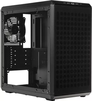 Kasë Cooler Master MasterBox Q300L, Micro ATX/Mini-ITX, xham i temperuar, e zezë